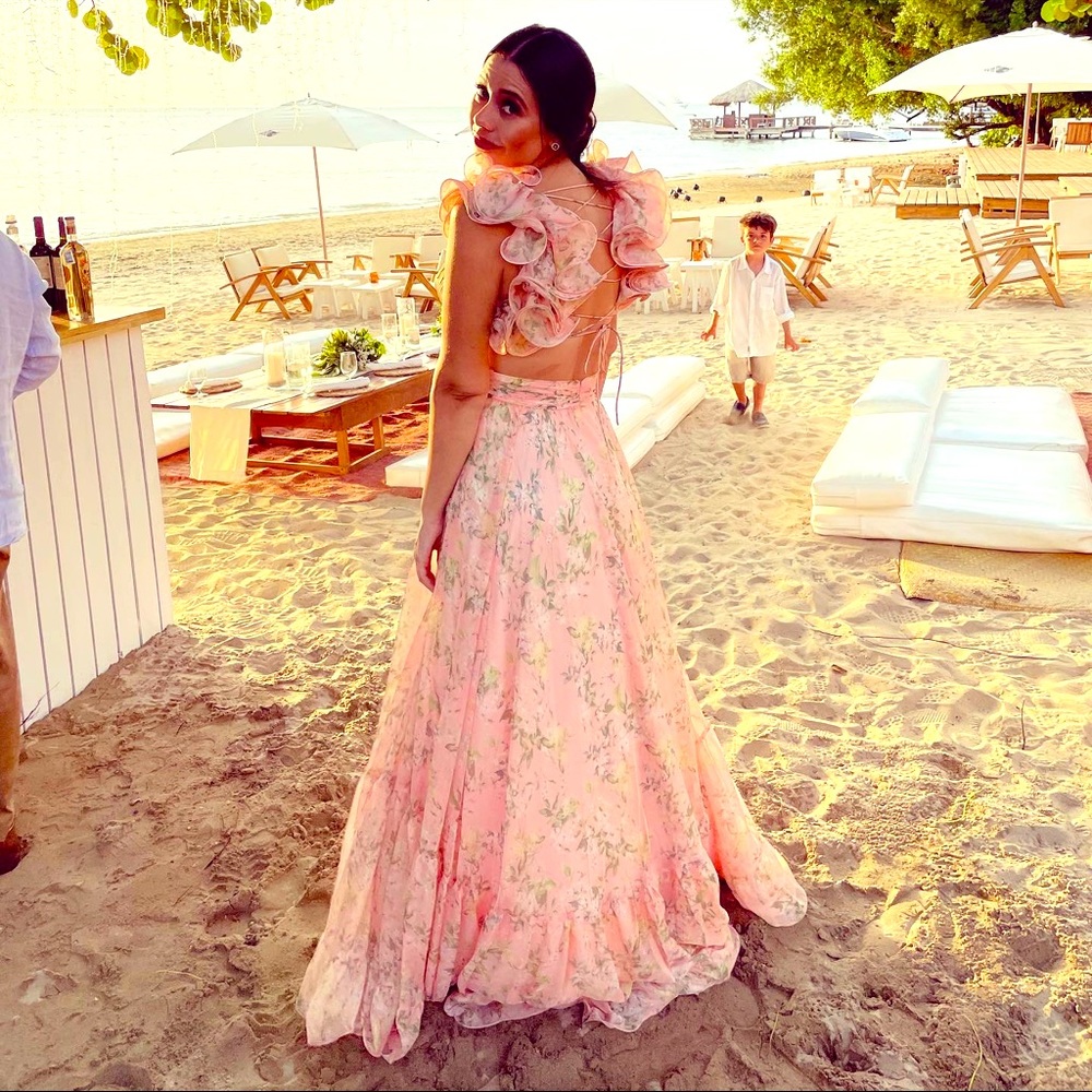 Worn once for a wedding, perfect condition.